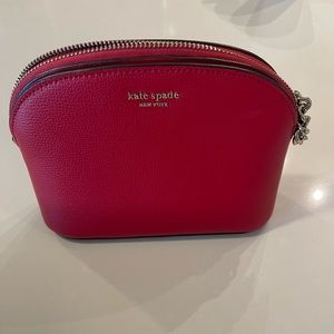 kate spade small dome crossbody red